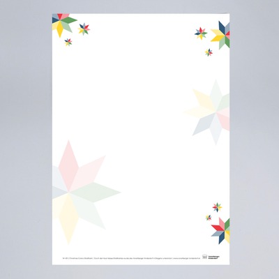 VK 451 Briefpapier Christmas Colors VK 451 Briefpapier Christmas Colors