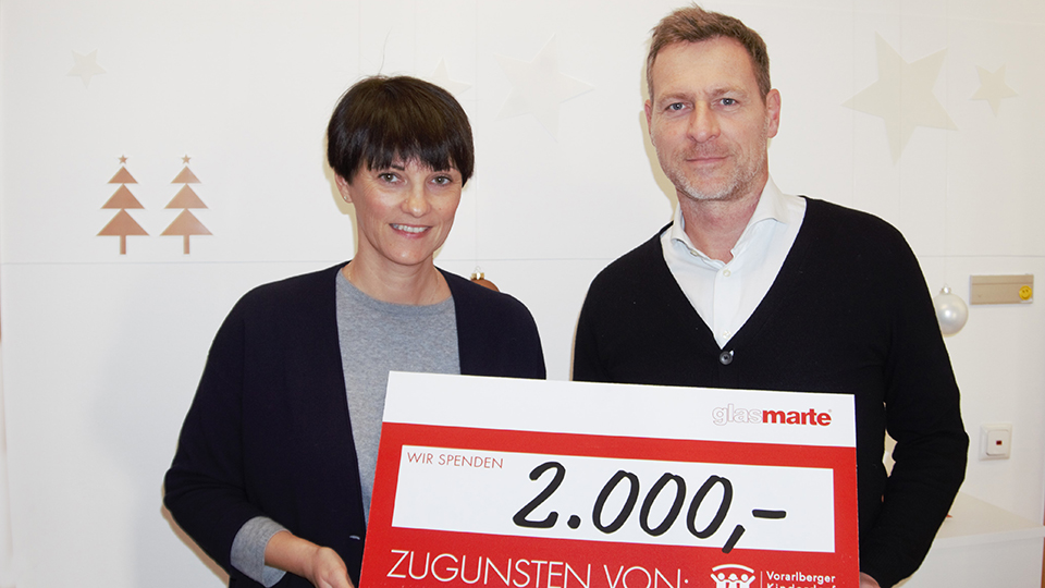 Großzügige Spende von Glas Marte Großzügige Spende von Glas Marte